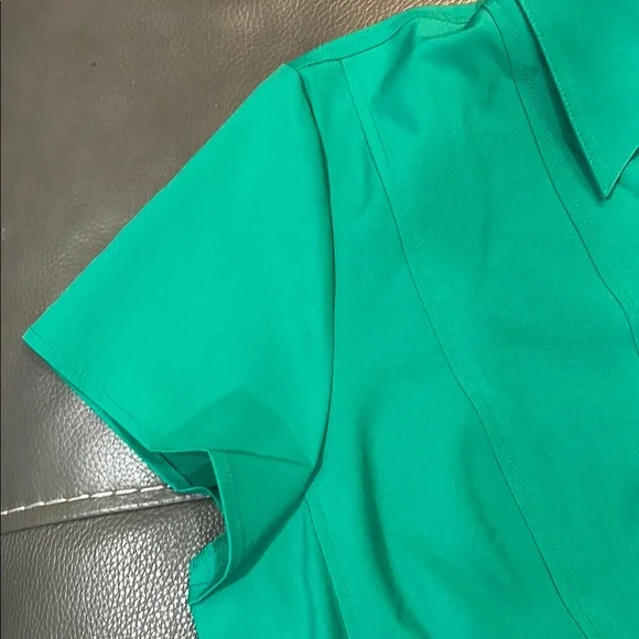 Style&Co Women’s Green Short Sleeve Blouse. Size 18W. NWOT - Picture 4 of 5